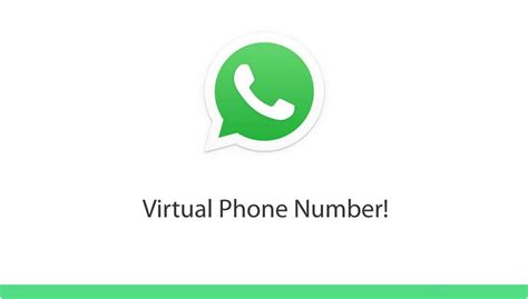 virtueel telefoonnummer whatsapp|Ontvang GRATIS een virtueel nummer voor WhatsApp: 6 beste。